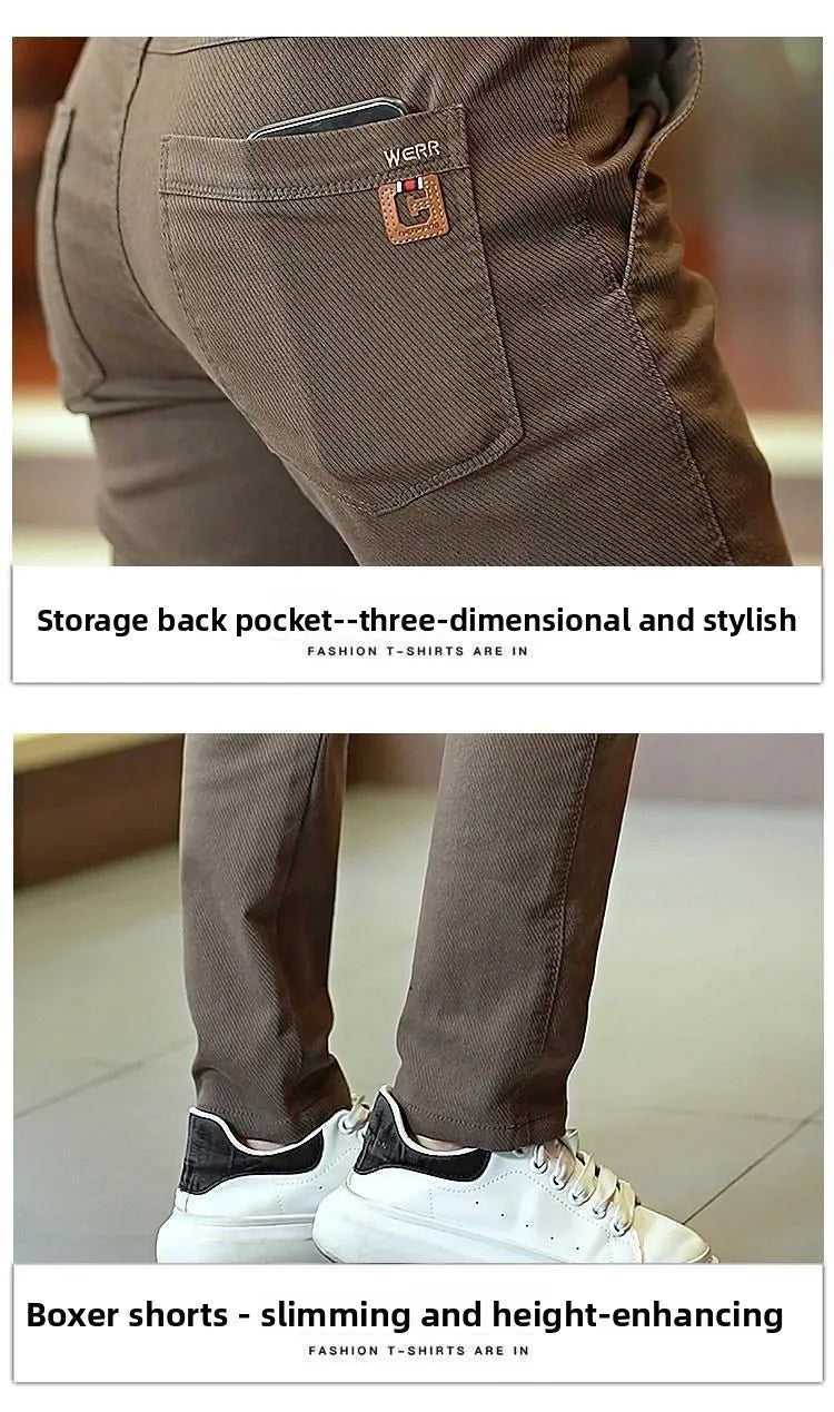 Men's Thick Fleece Wide-Leg Pants | Comfortable & Versatile Style