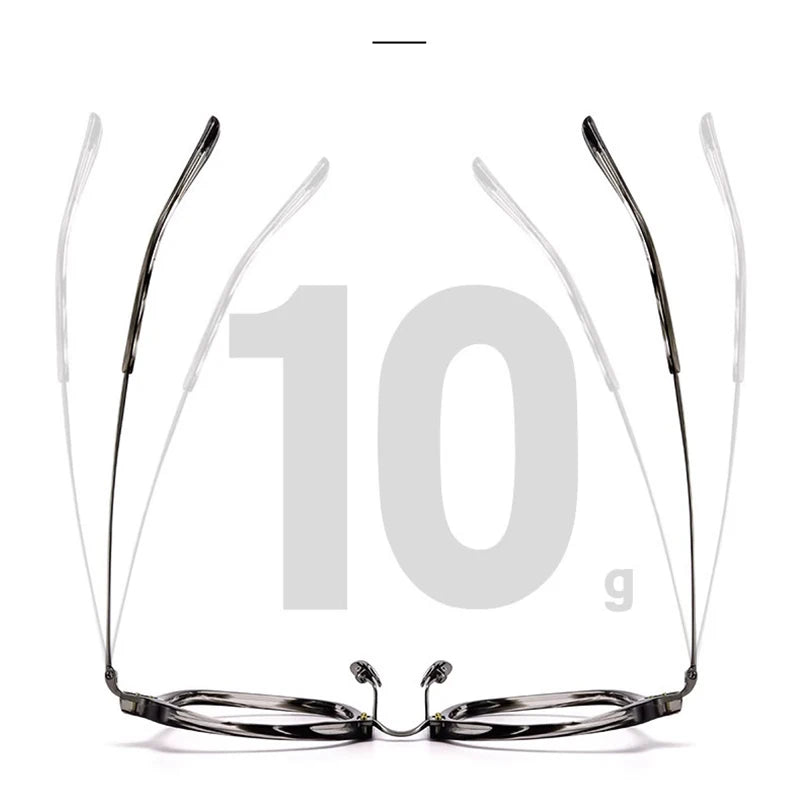 Ultra-Light Retro Square Frame Glasses | Stylish Eyewear for Trendsetters