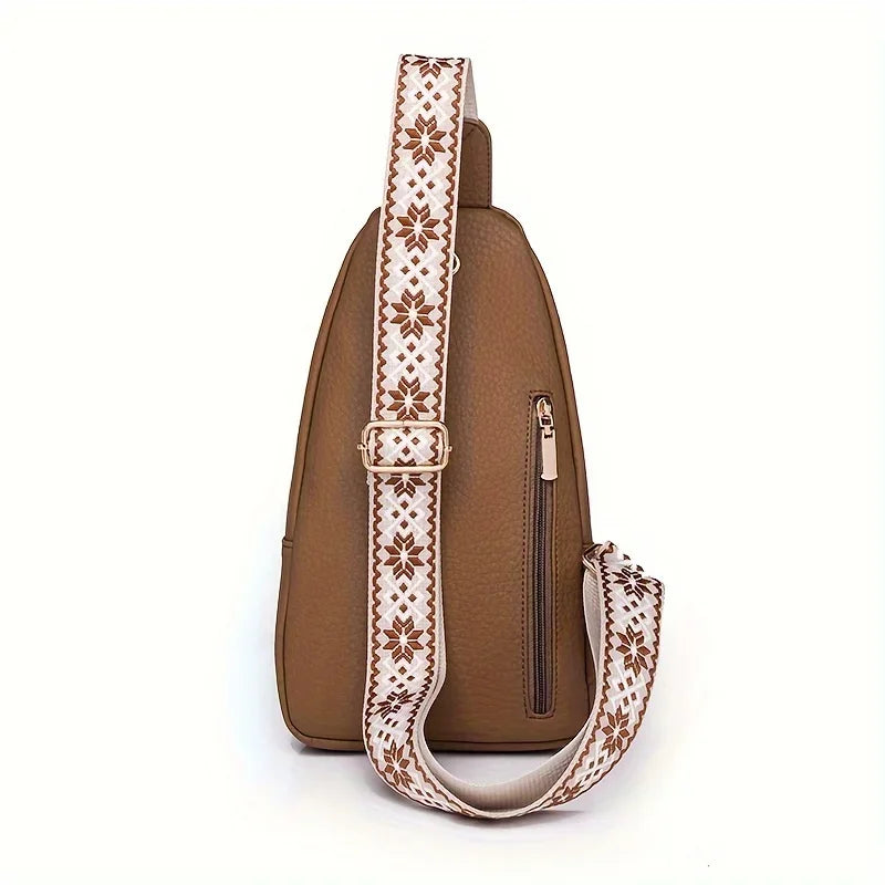 Multifunctional Retro Chic PU Leather Crossbody Bag | Versatile Design