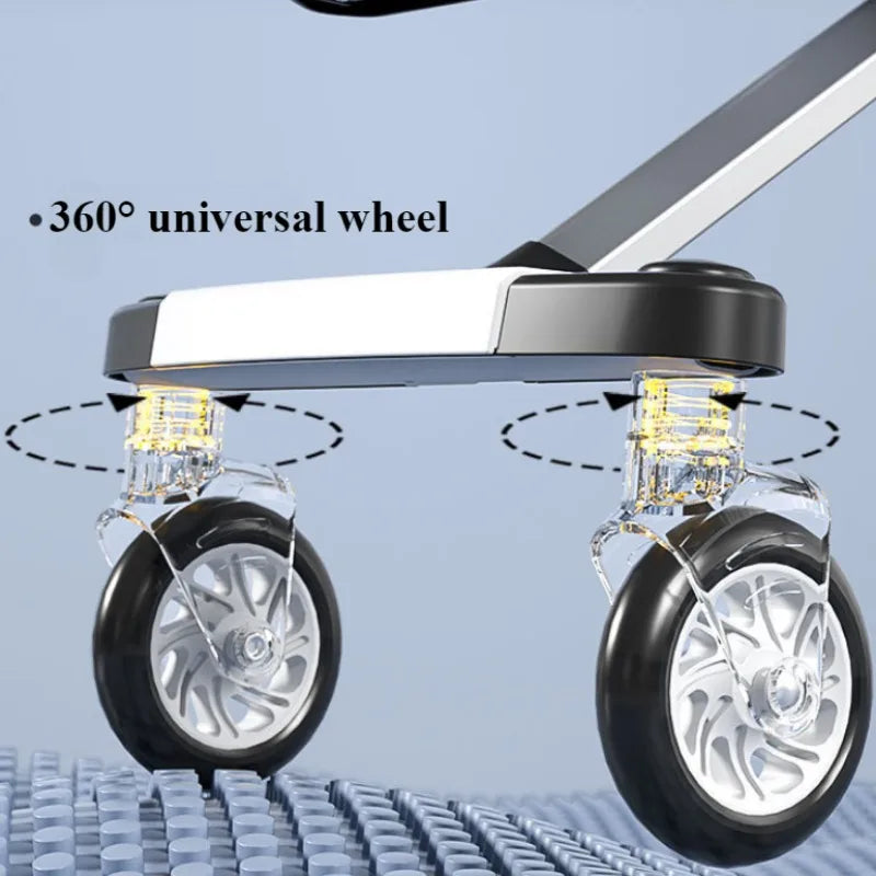 Lightweight Double Stroller with Canopy for Infants & Toddlers