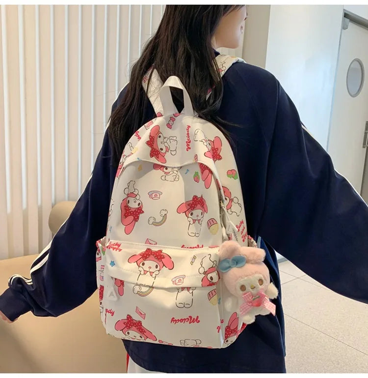 Kawaii Anime Girl Backpack | Large Capacity Student Bag