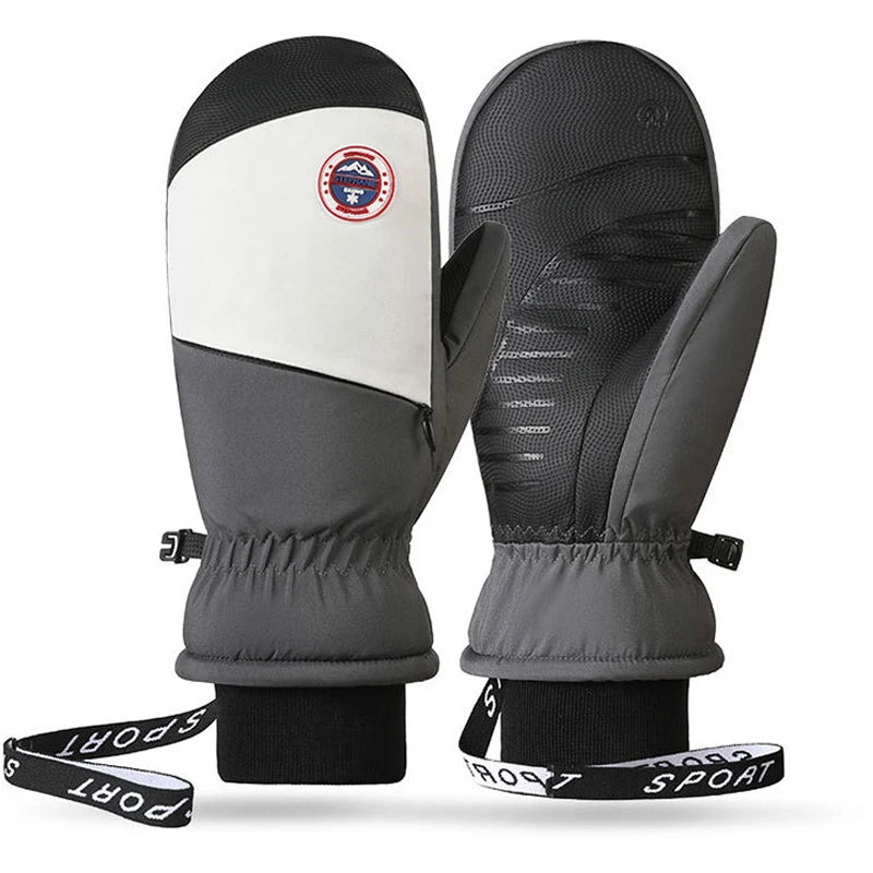 Windproof Touch Screen Ski Gloves Warm Outdoor Sports Non-Slip Cycling Gloves for Men and Women