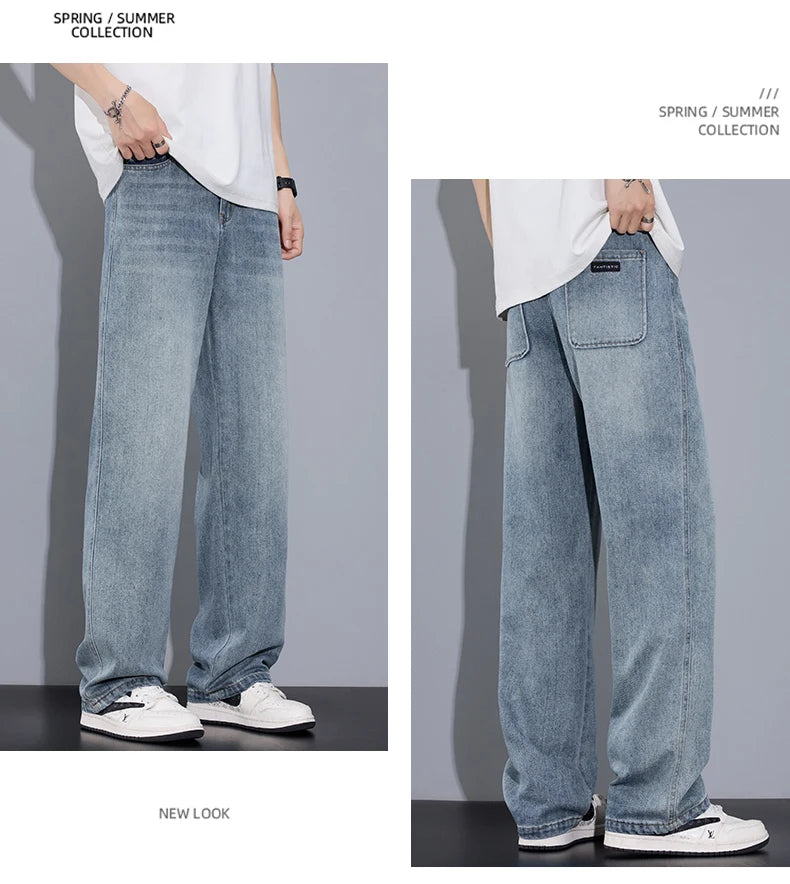 Men's Loose Vintage Casual Straight Jeans | Effortless Style