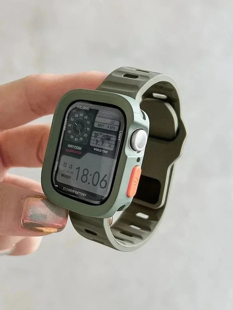 Candy Silicone Case & Strap for All Apple Watch Sizes