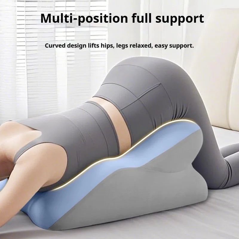Adjustable Wedge Pillow — Memory Foam Acid Reflux Support Cushion for Bed, Prone Position & Comfortable Elevated Sleeping
