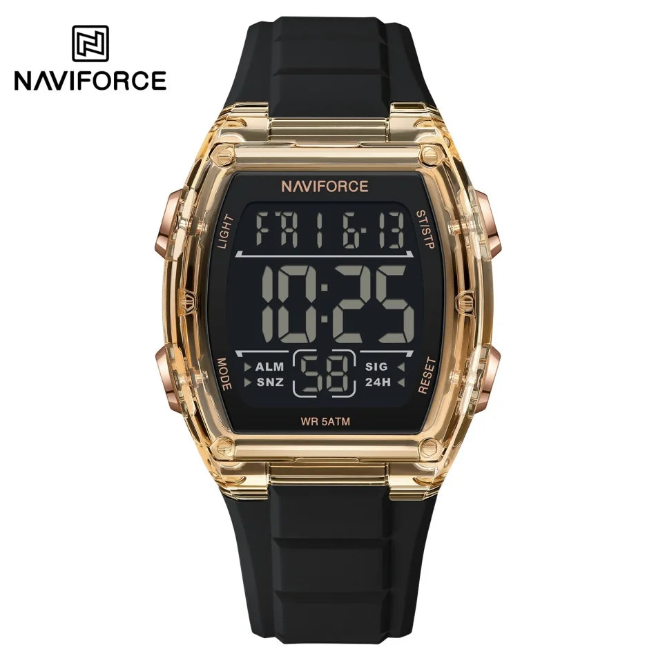 Luxury Digital Sport Watches for Men | Waterproof Silicone Band