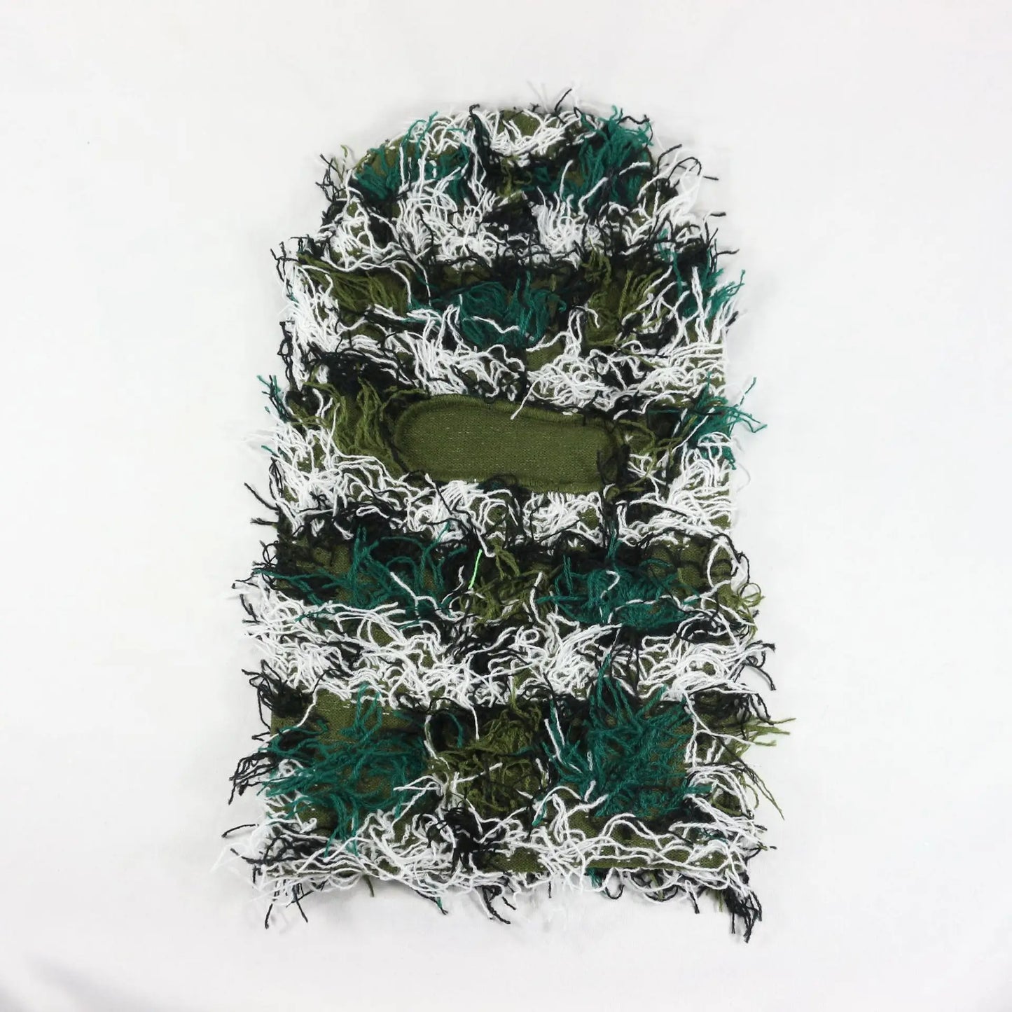 Unisex Distressed Knit Balaclava | Fuzzy Winter Ski Mask