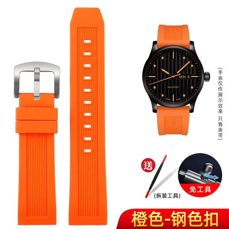 Versatile Silicone Watch Strap | Comfortable & Stylish Design