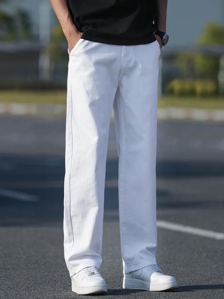 Men's Casual Loose Jeans | Lightweight Breathable Denim Pants