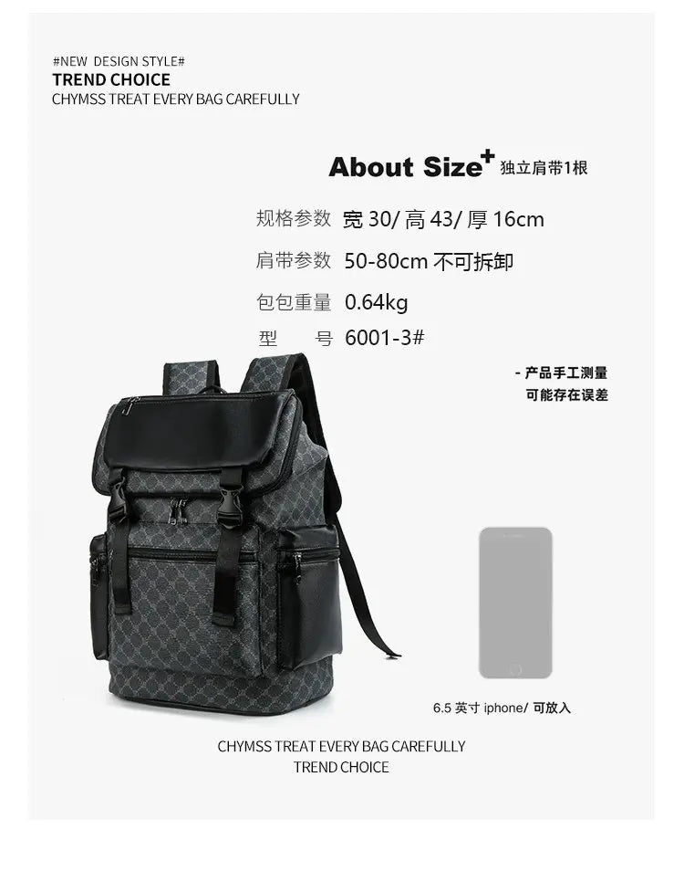 Stylish PU Leather Shark-Inspired Backpack for Students & Travelers