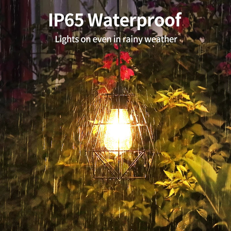 Solar Pendant Light | Elegant Solar Shed Lighting for Your Garden