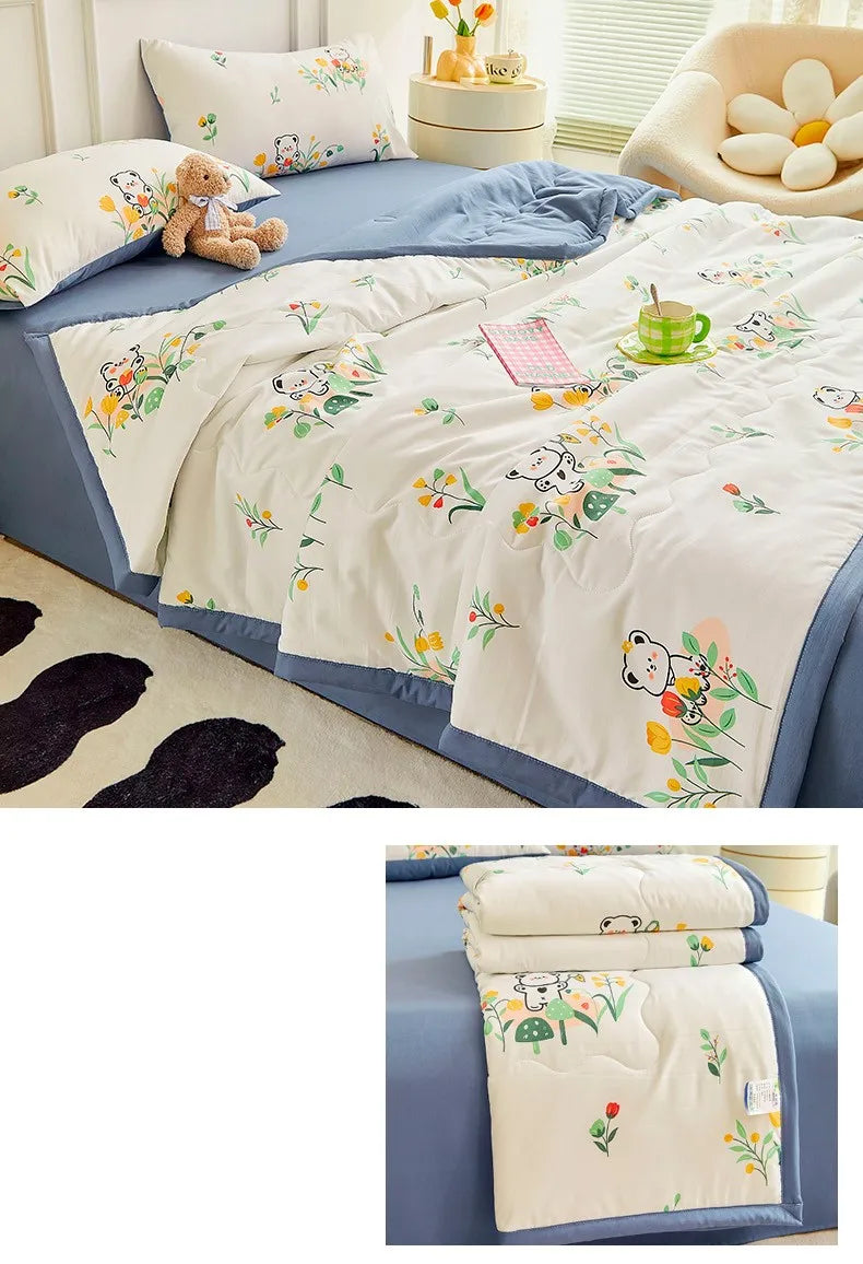 Summer Thin Duvet | Soft Printed Comforter for All Sizes