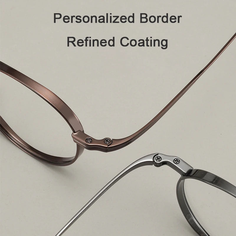 Stylish Adjustable Titanium Eyeglasses | Unisex Vintage Frames