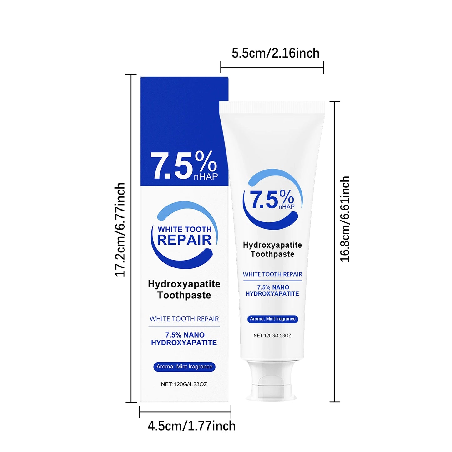 Mint Toothpaste - Fresh Mint Flavor for Daily Teeth Care