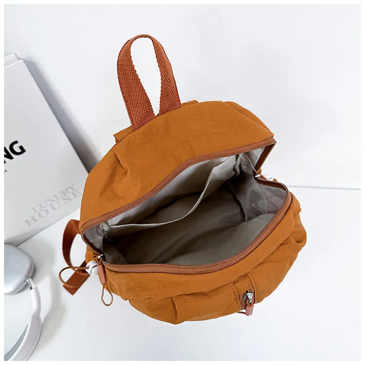 Lightweight Macaron Color Oxford Backpack for Women | Casual Chic bag