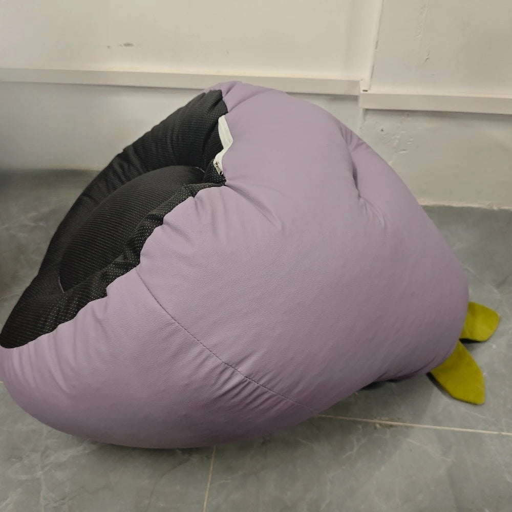 Eggplant Shaped Bean Bag Chair | Unique Indoor & Outdoor Lounge