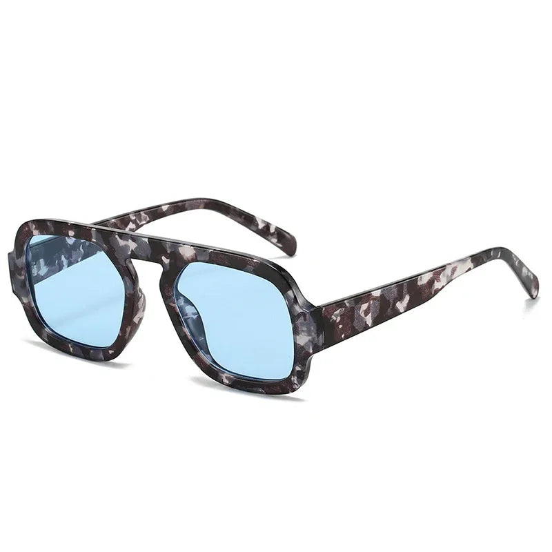 Retro Square Sunglasses for Men and Women | UV400 Protection Shades