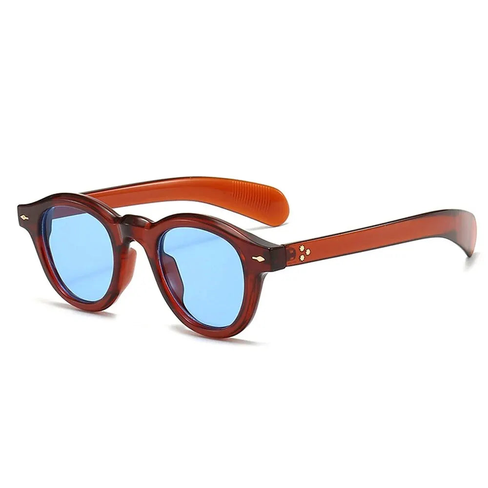 Fashion Oval Leopard Print Sunglasses | Retro Versatile Eyewear