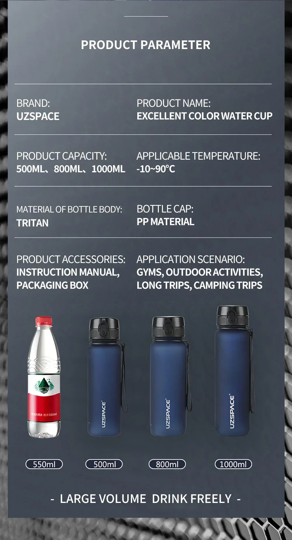 Colorful Child Water Bottle | Leak-Proof Reusable Drinkware