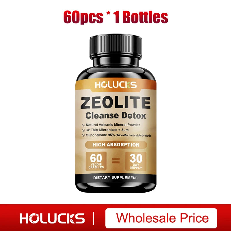Zeolite Detox Supplement for Kidney Health & Mental Clarity