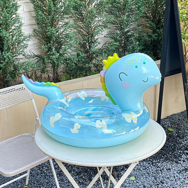 Baby Inflatable Dinosaur Swimming Ring | Fun Pool Float for Kids