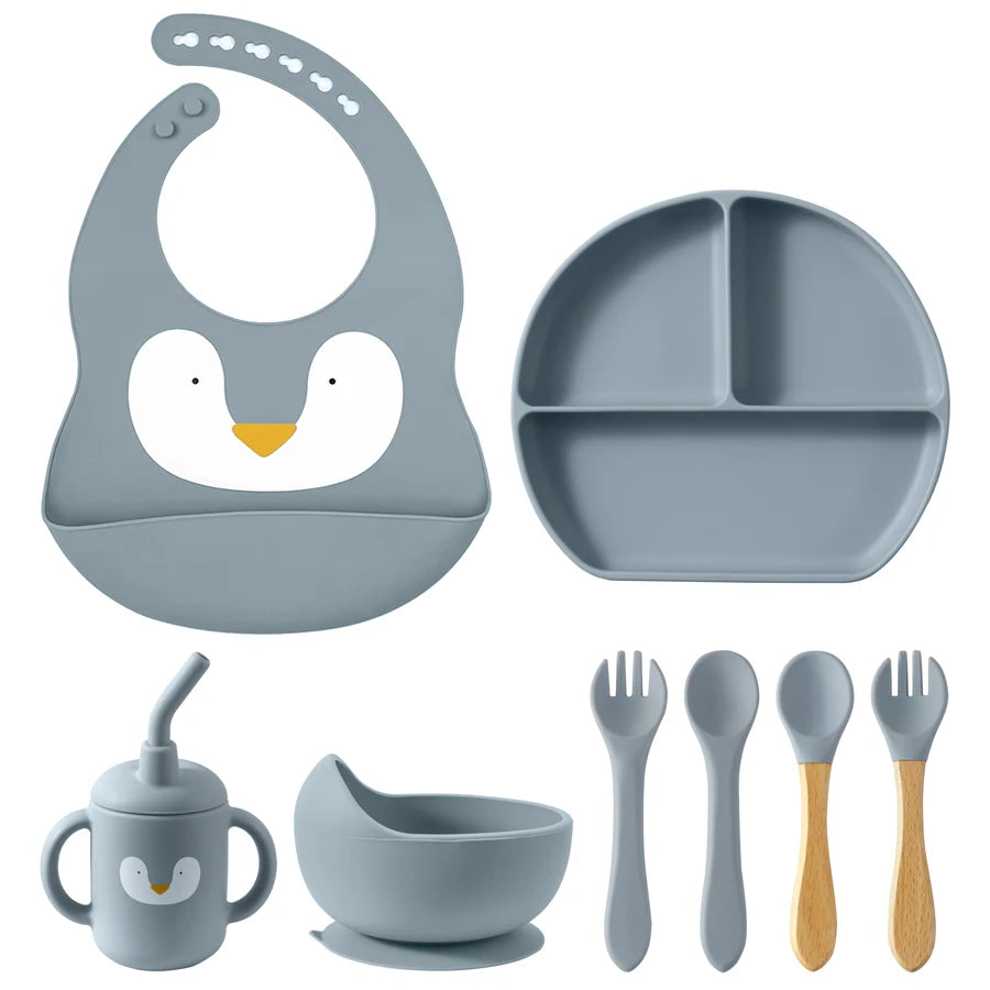 Silicone Baby Dinnerware Set | Safe & Fun Feeding Essentials