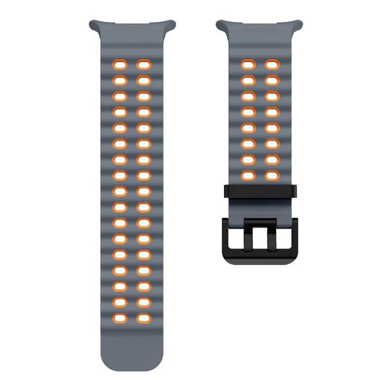 Silicone Sports Strap for Galaxy Watch | Breathable Marine Band