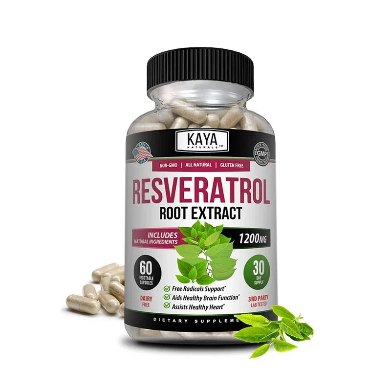 Resveratrol Capsules | Antioxidant Support for Health & Wellness