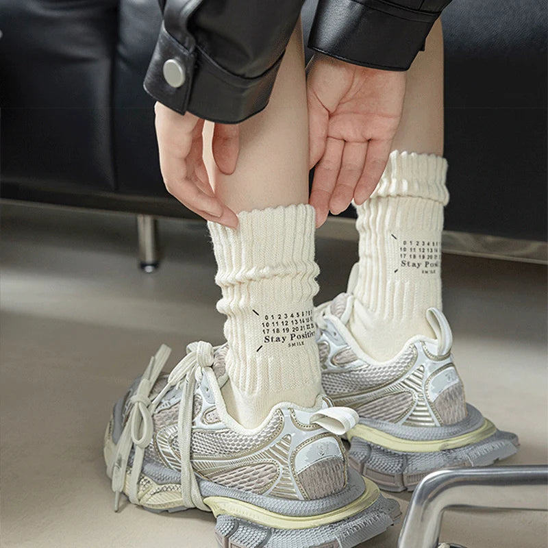 Cozy Vintage Sports Tube Socks for Men | Thickened Comfort Fit