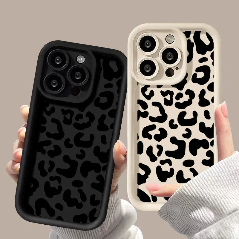 Leopard Printed Soft TPU Phone Case | Shockproof & Stylish