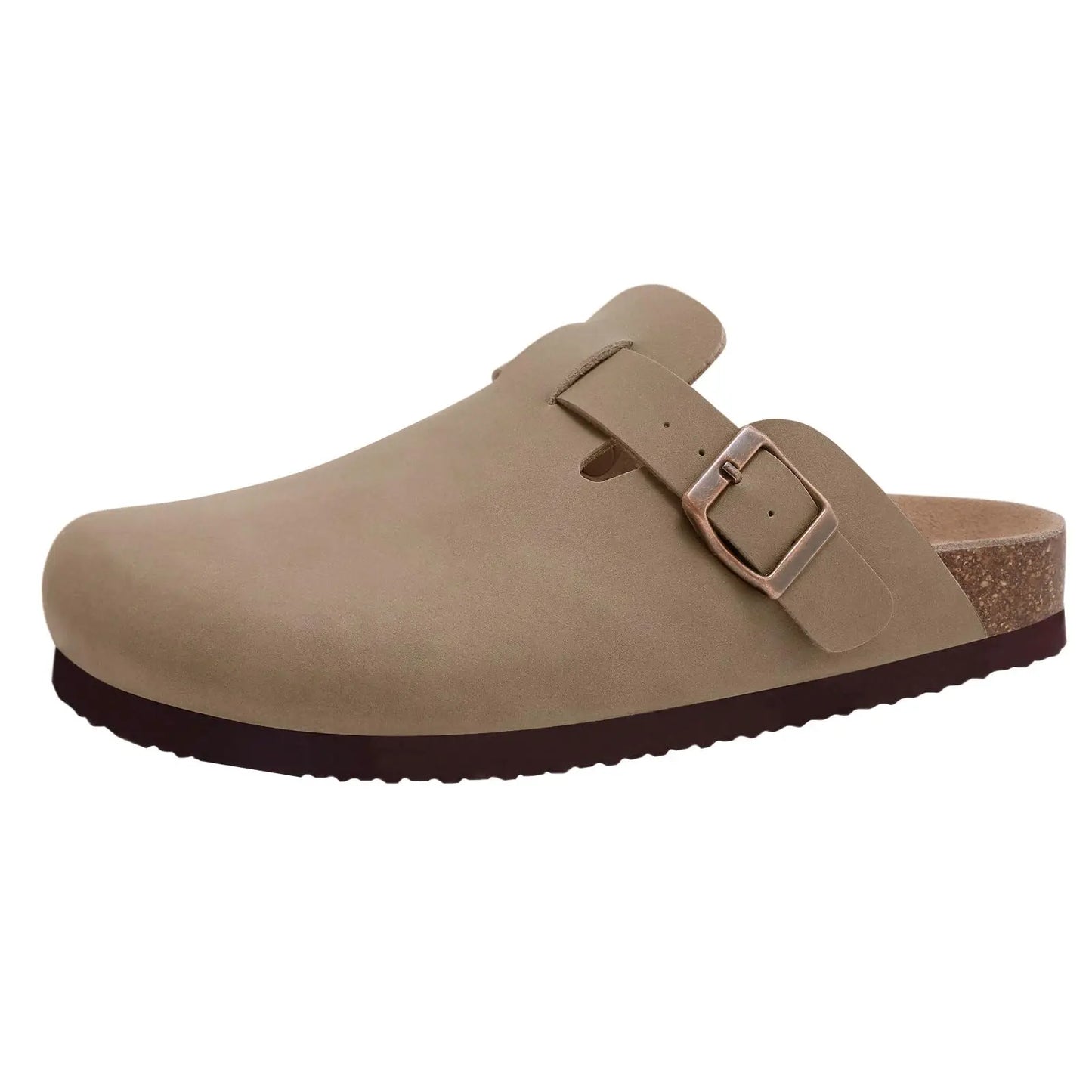 Comfortable Arch Support Suede Clogs for Home and Outdoor