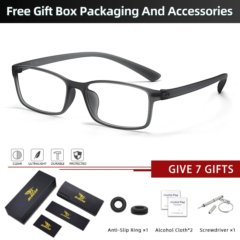 Men's Ultralight Prescription Sports Eyewear | Anti-Blue Ray Glasses