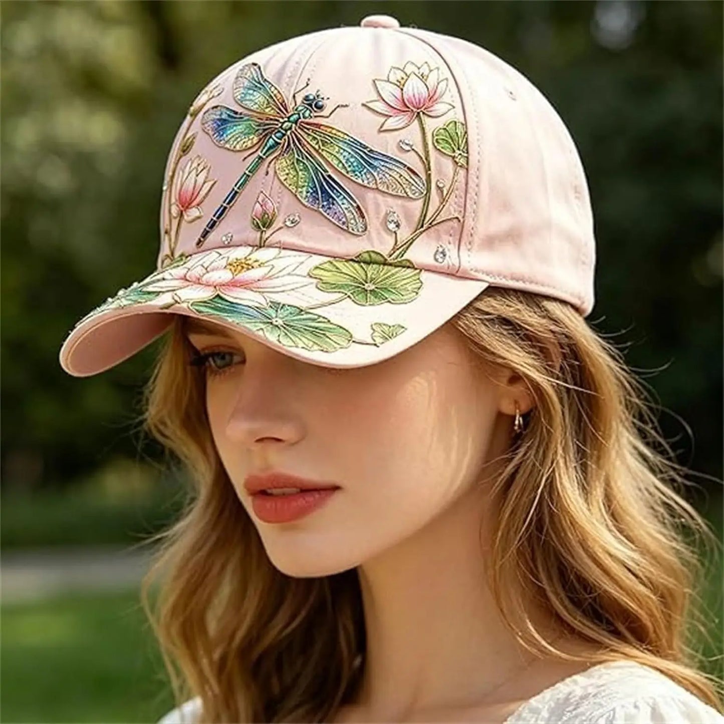 Limited Edition Garden Morning Cap | Adjustable Botanical Hat for Women