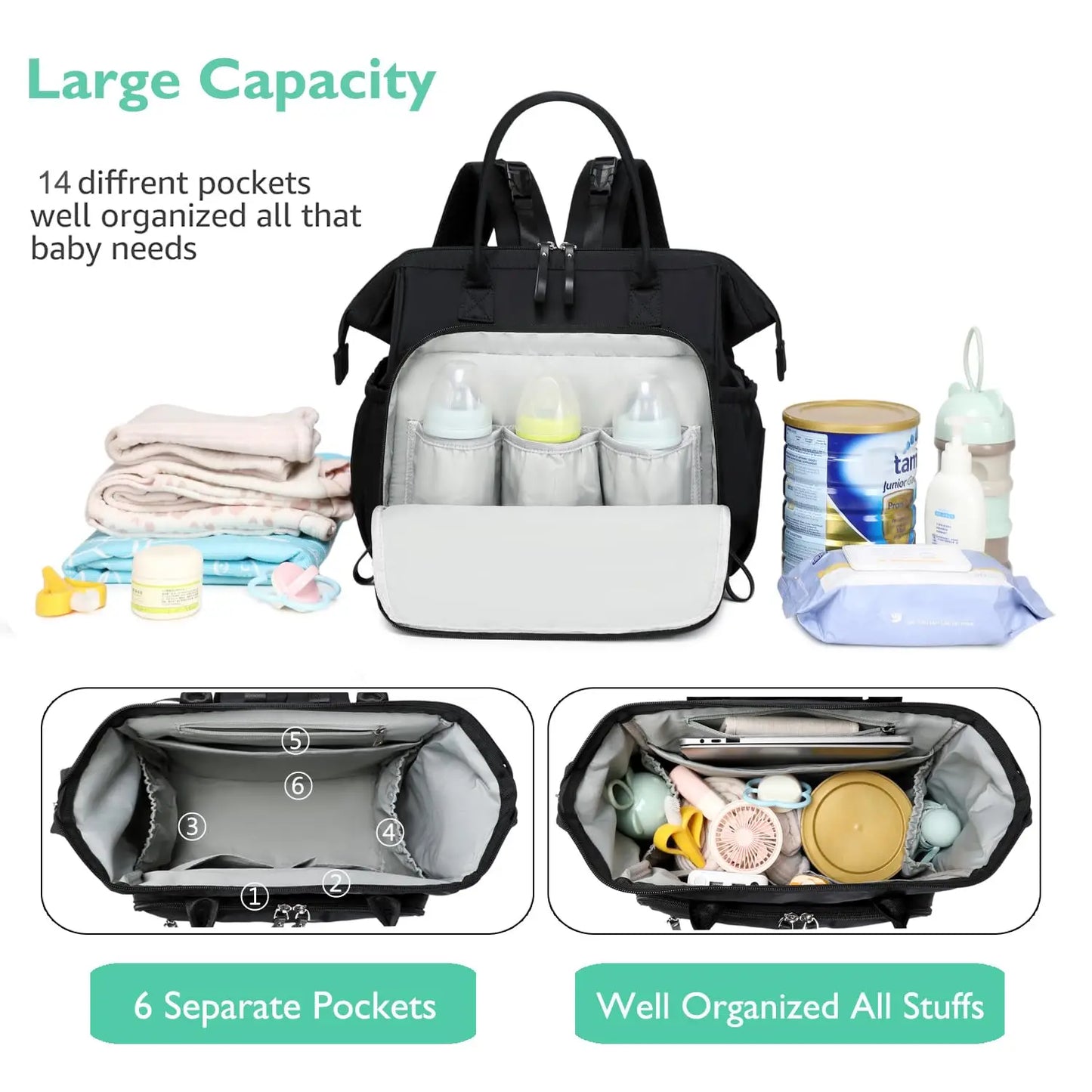 Versatile Waterproof Women Backpack | Large Capacity Shoulder Bag