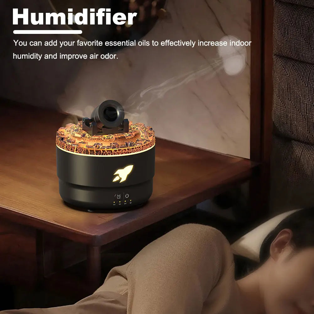 Volcanic Crack Air Humidifier & Aroma Diffuser | Relaxing Ambiance