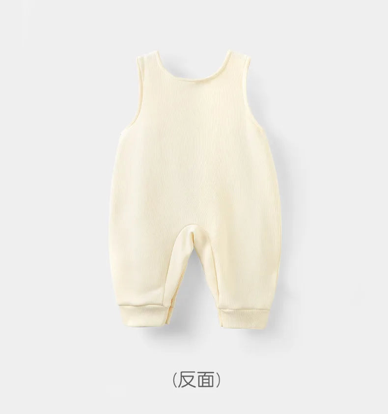 Comfortable Sleeveless Baby Romper for Spring & Autumn Fun
