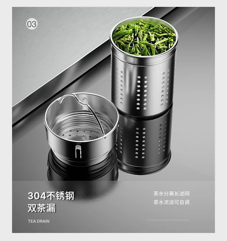 Large Capacity Insulated Stainless Steel Thermos with Temperature Display