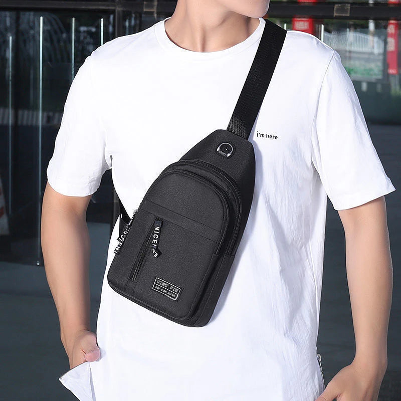 Men's Multifunctional Crossbody Chest Bag | Travel Sling Backpack