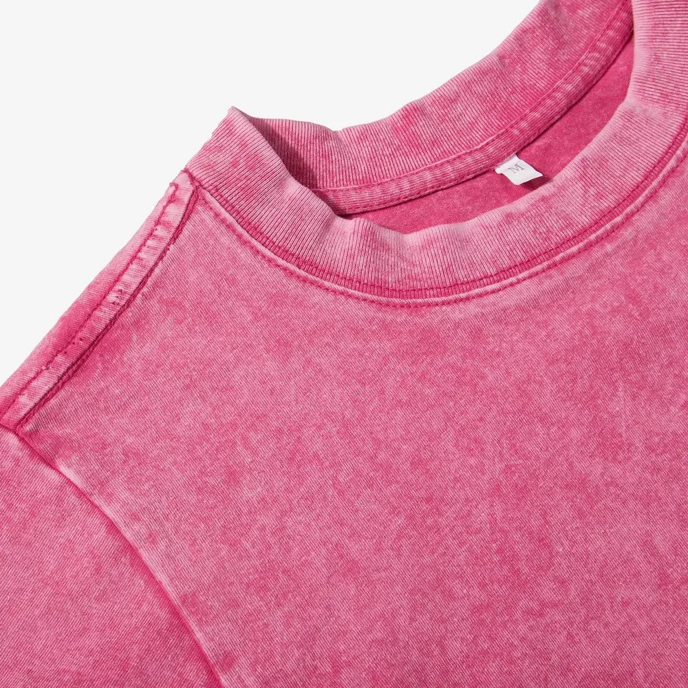 Women's Casual Cotton Crop Top | Artful Bubble Design Tee