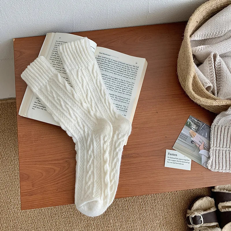 Women's Thicken Cashmere Wool Socks | Cozy Winter Essential