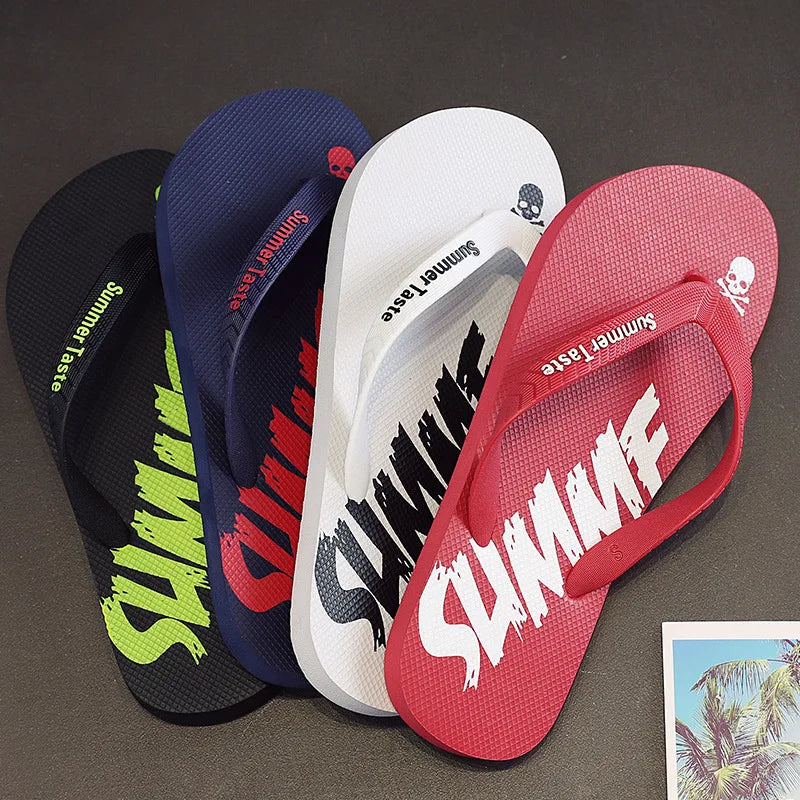 Men's Comfortable Flip Flops | Casual Beach Slides for Summer