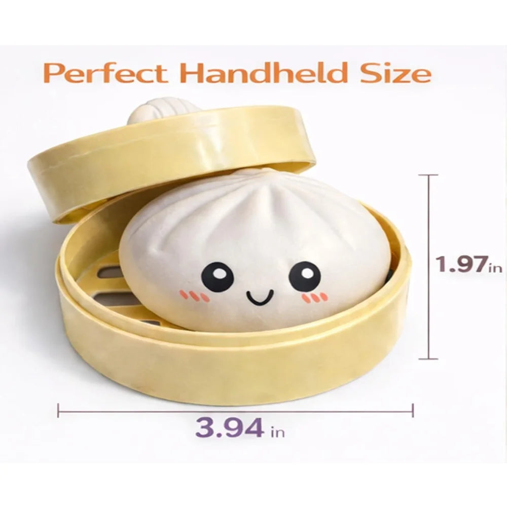 Simulation Flash Dumpling Squishy Stress Ball Slow Rebound Squeeze Decompression Toy for Kids Adults