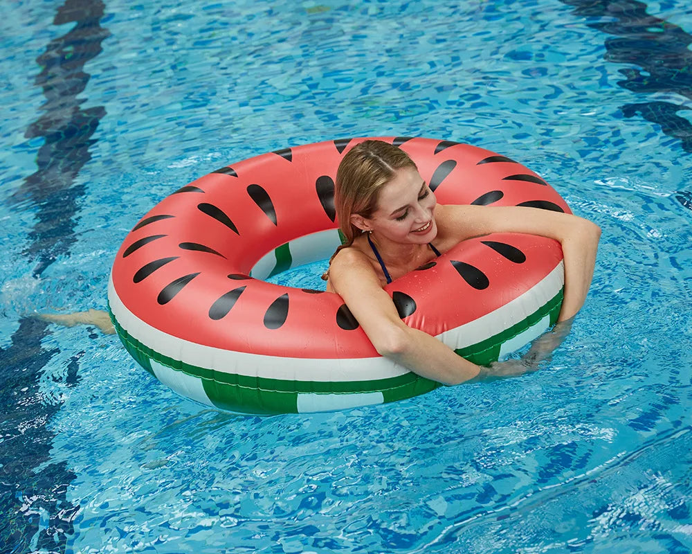Watermelon Inflatable Pool Floats | Fun Summer Swimming Rings
