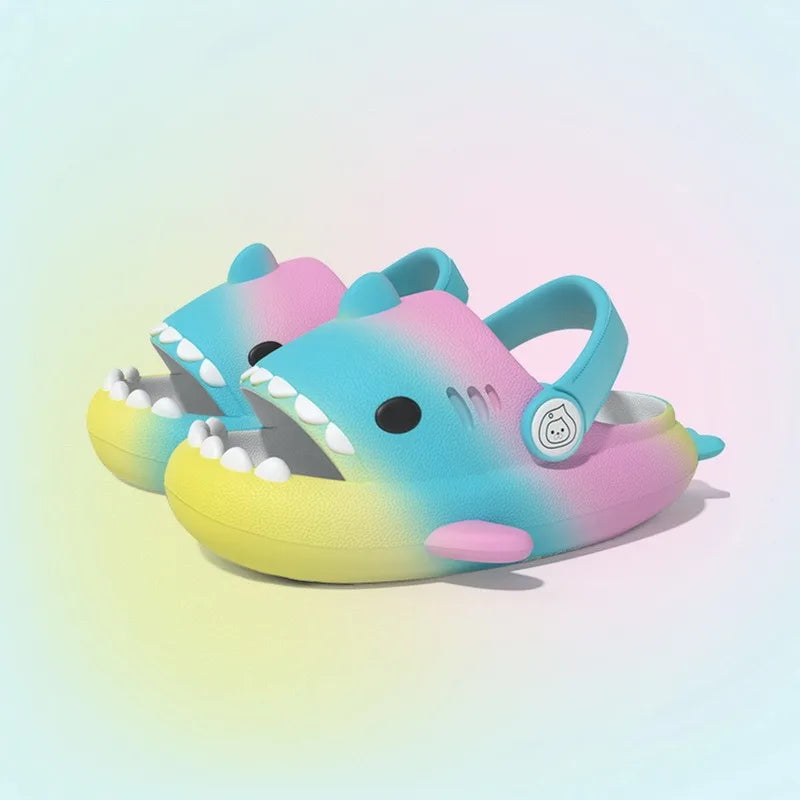 Kids Shark Slippers | Cartoon Non-slip Soft Sandals for Summer