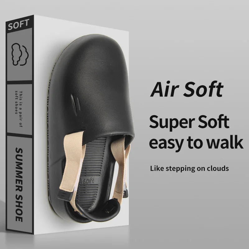 Men's Open-Toe EVA Slippers | Anti-Slip & Odor-Resistant Comfort