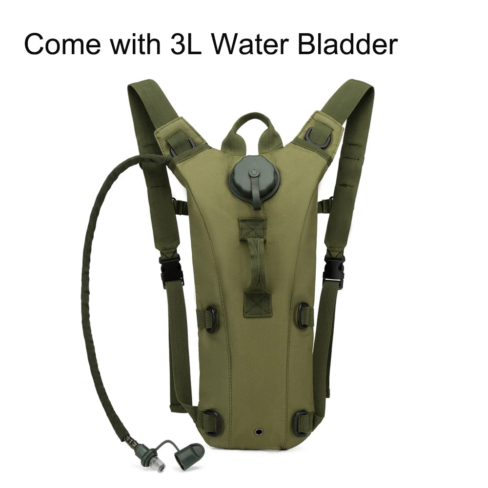 Outdoor Hydration Pack 3L Waterproof Backpack for Active Adventures