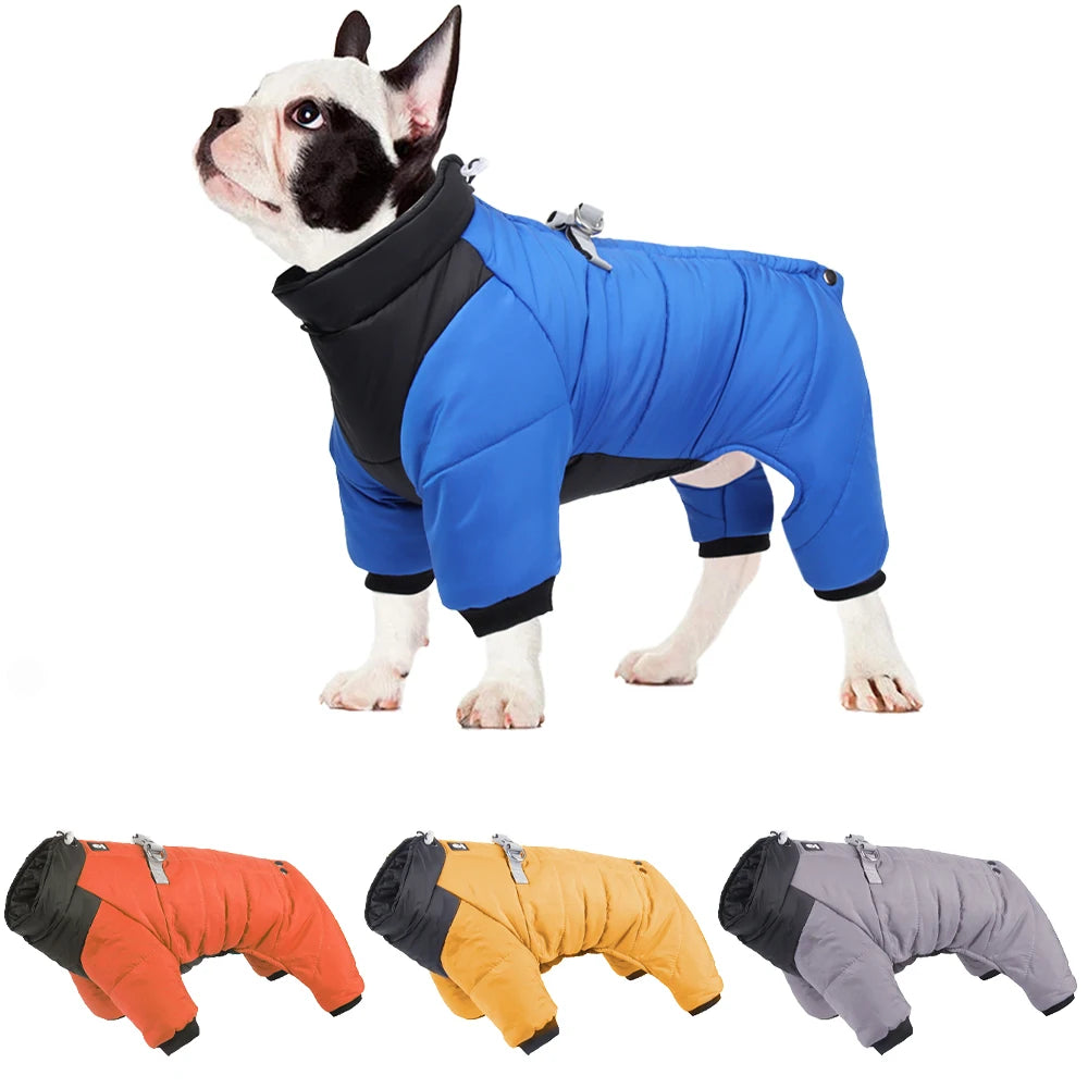 Waterproof Dog Jumpsuit Coat | Warm Winter Clothing for Pets