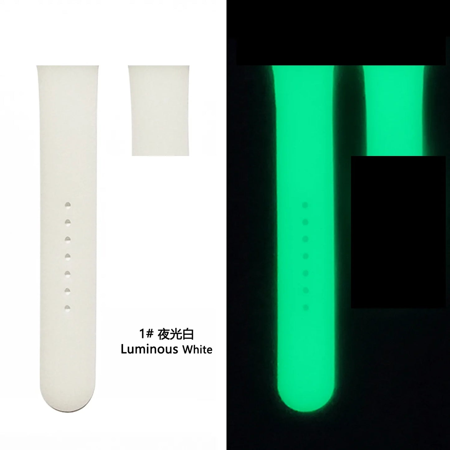 Glow-in-the-Dark Silicone Sport Strap for Smartwatches | Ultimate Accessory