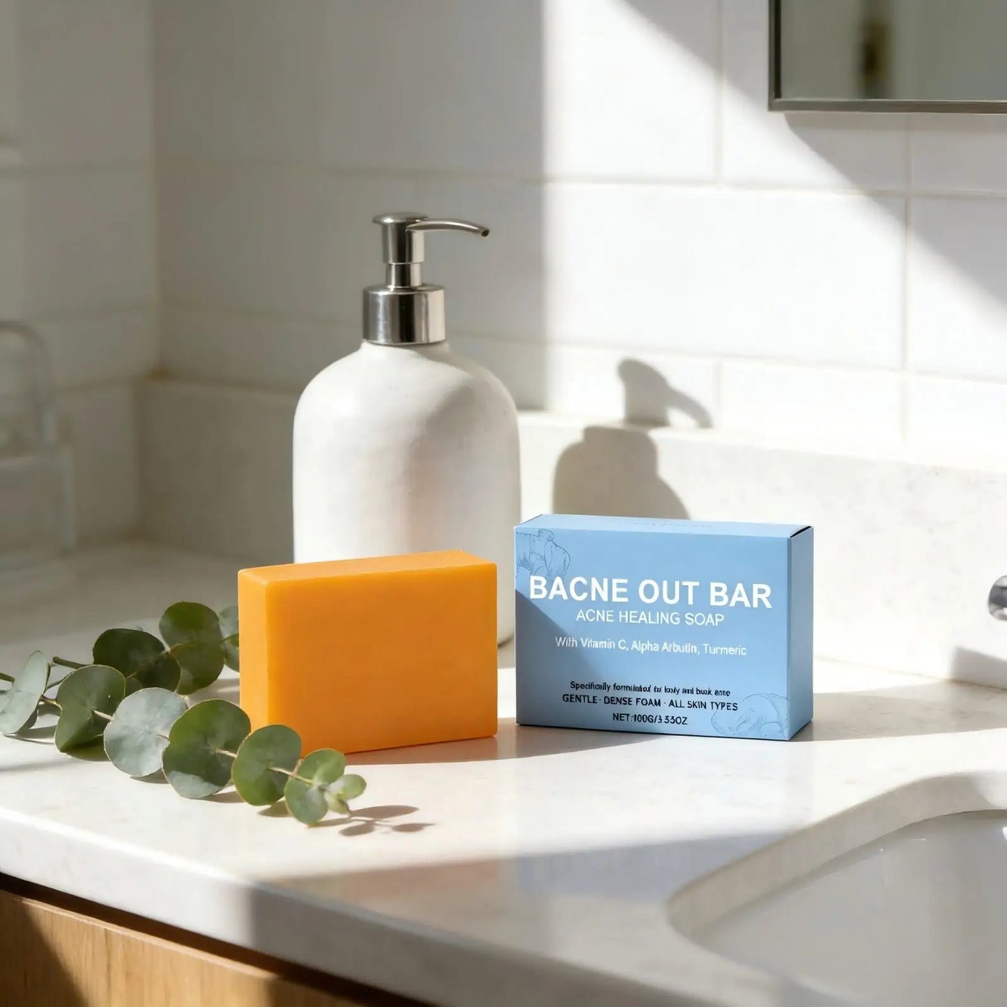Turmeric Lightening Soap | Exfoliating Body Soap for Acne Control