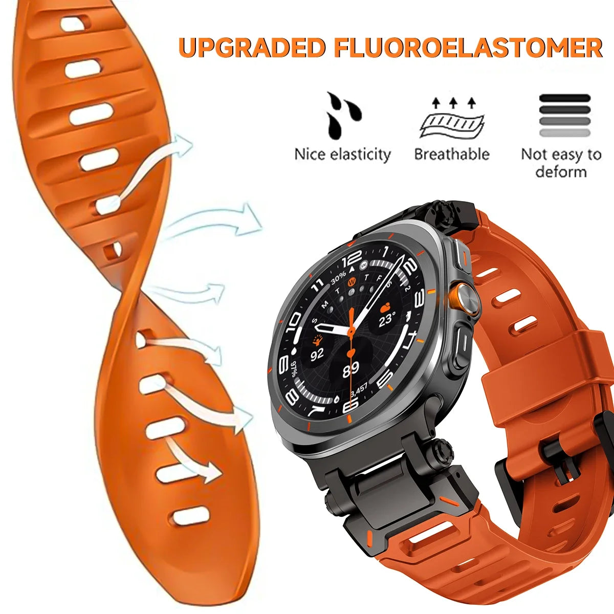Sport Fluororubber Strap for Galaxy Watch Ultra 47mm | Durable & Stylish